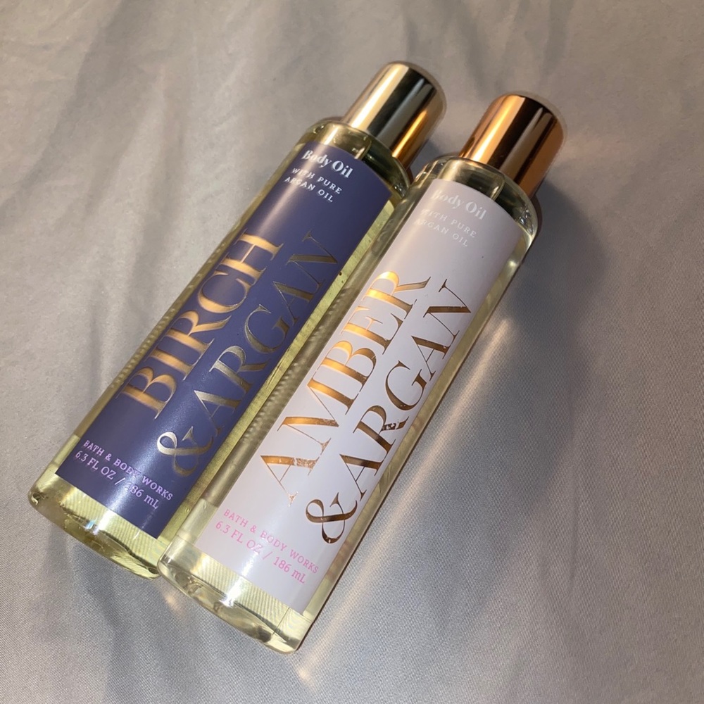2 Bath & Body Works Body Oils